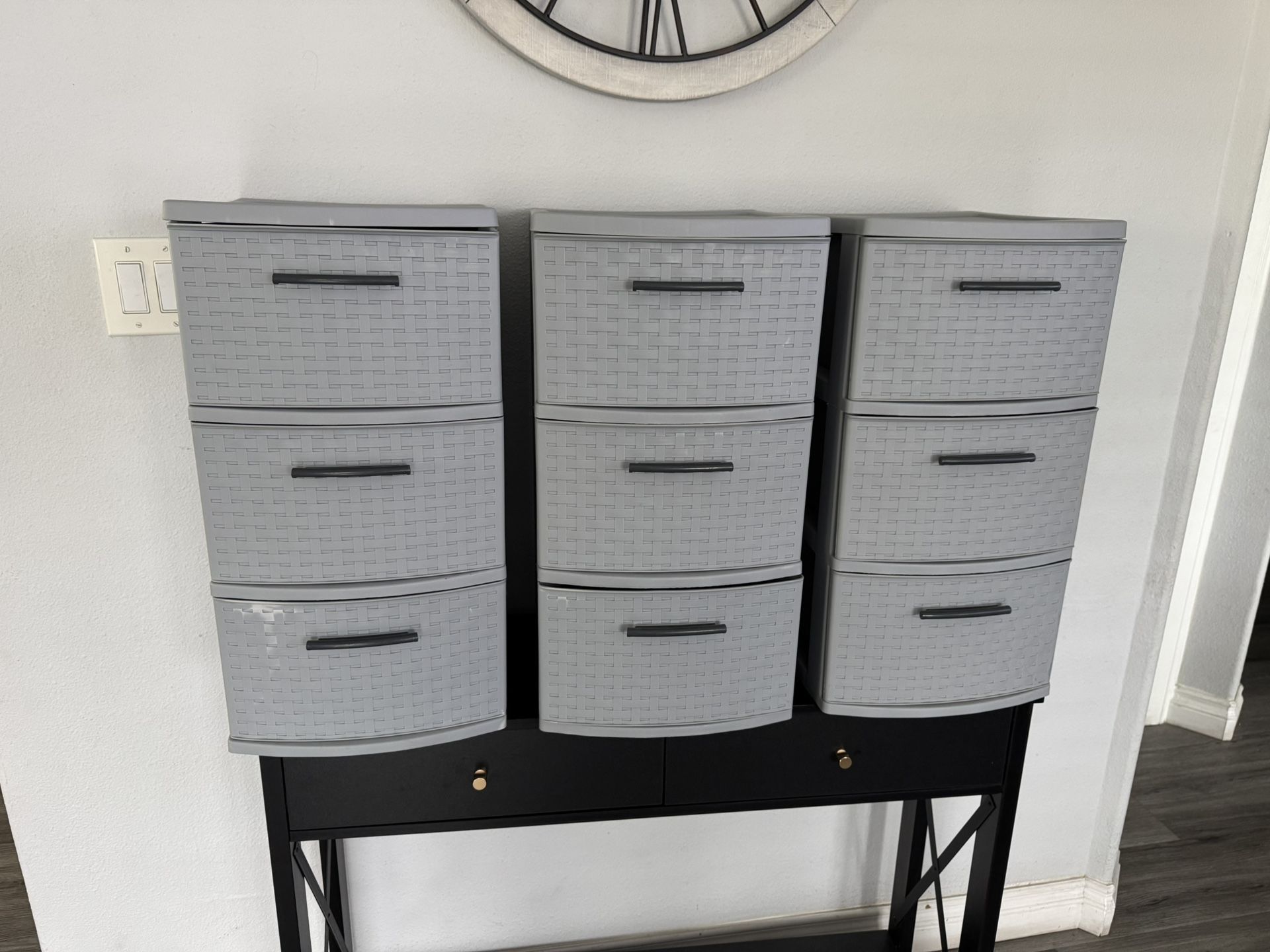 Three Storage Containers