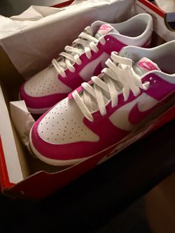Nike Dunk Low White Pink Sneakers