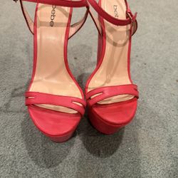 Heels Bebe Sandel worn few times  
