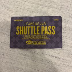 Coachella Weekend 1 Shuttle Pass