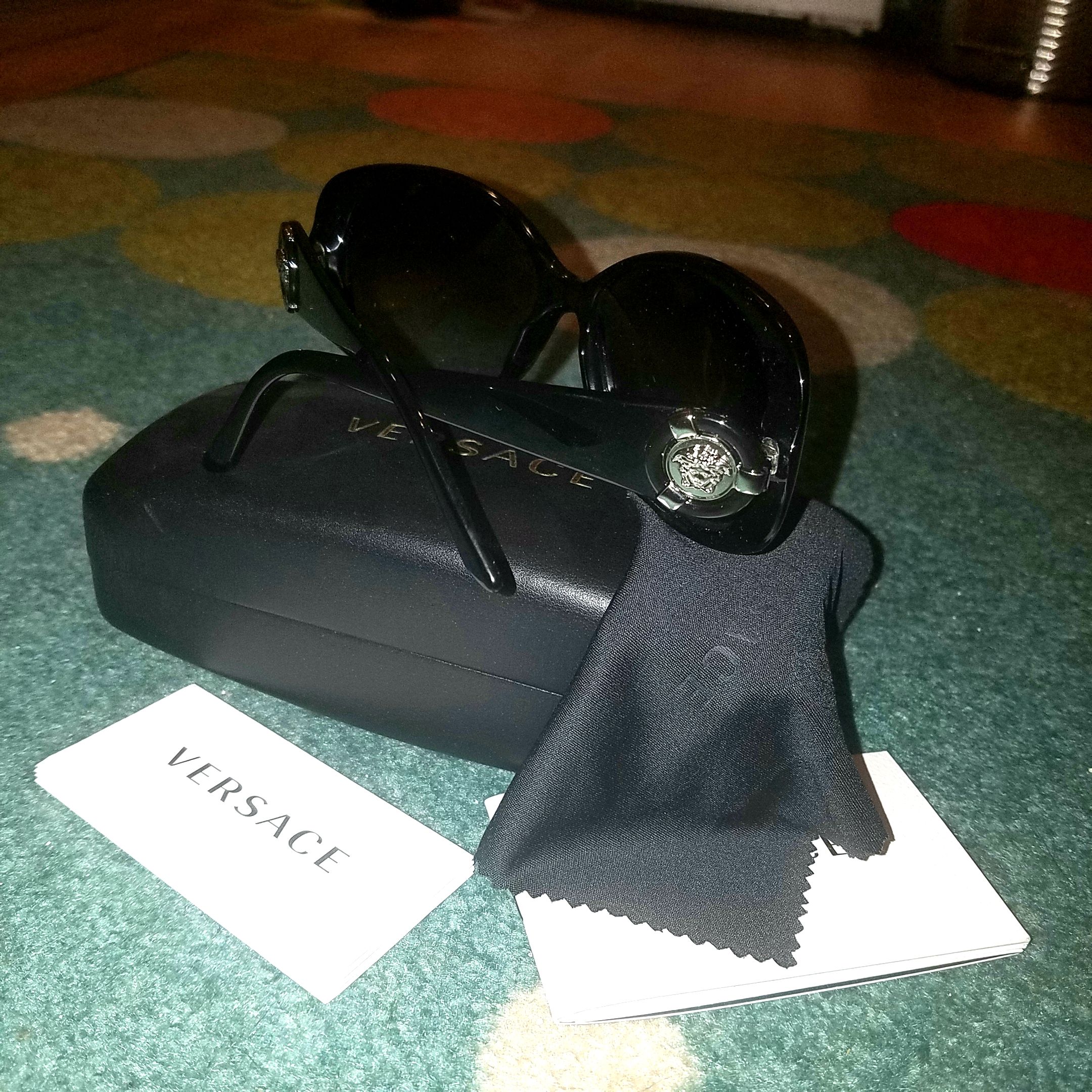 Versace Black Sunglasses: $88