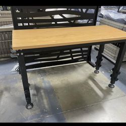 Assembled New 48" Height Adjustable Workbench - Heavy Duty 2000 Lbs Capacity Hardwood Work Bench Wor