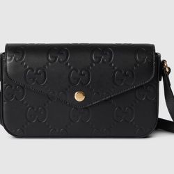 Gucci Gg Pochette Canvas Purse