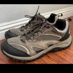 Merrell men's Boulder Hiking Shoes size 12 Brown