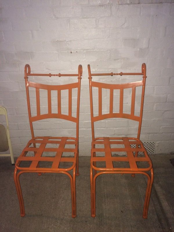 Two metal lawn/Patio chair