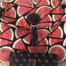 Dooney & Bourke Purse/Backpack And Wallet