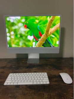 Apple iMac 24" M1 2021 8GB RAM 256GB SSD w/ Magic Keyboard & Mouse Excellent Condition
