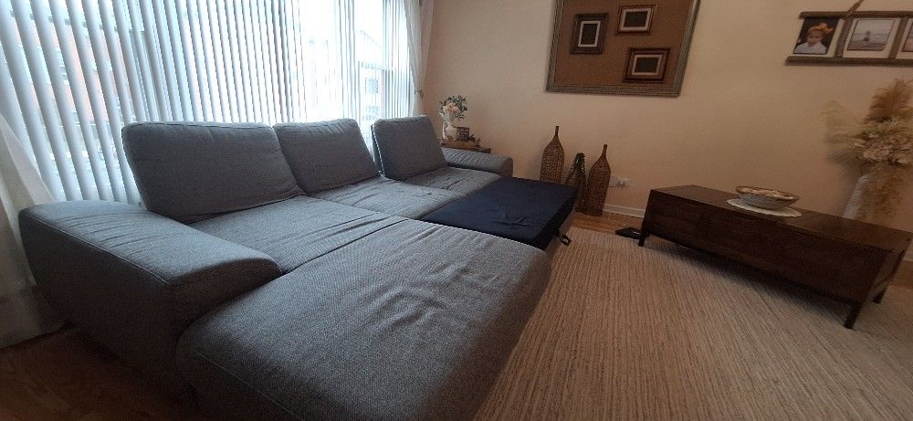 European couch with slipper