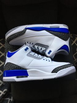 Jordan 3 Retro Racer Blue - Size 12.5