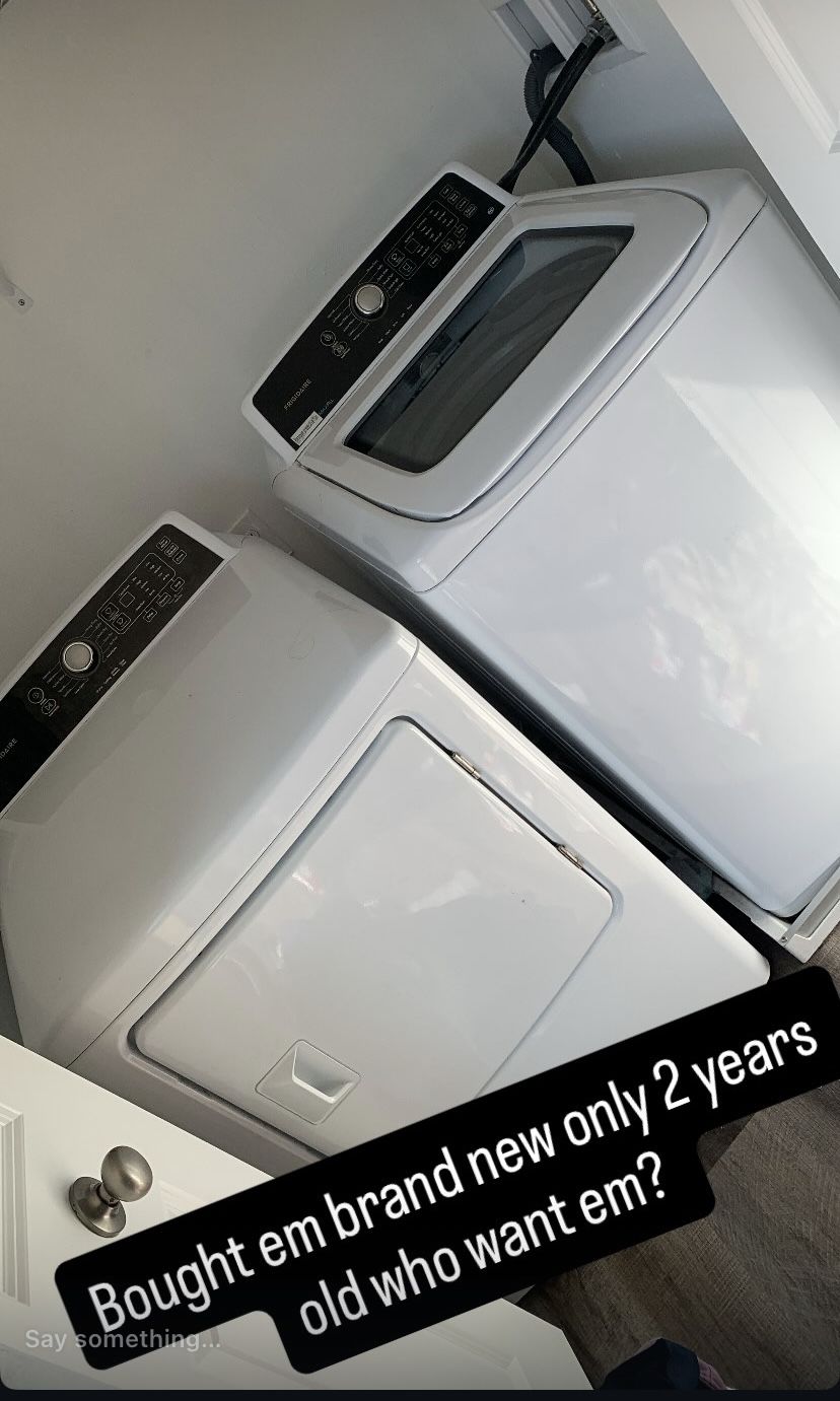Washer and Dryer Set