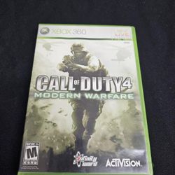 NEW CALL OF DUTY 4 MODERN WARFARE MICROSOFT XBOX 360