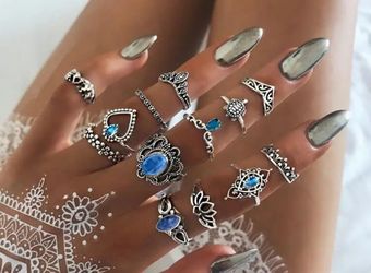 Boho Ring Set