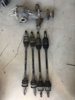 WRX axles and diff 