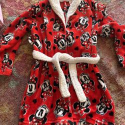 Minnie Bath Robe Size 4/5.$8