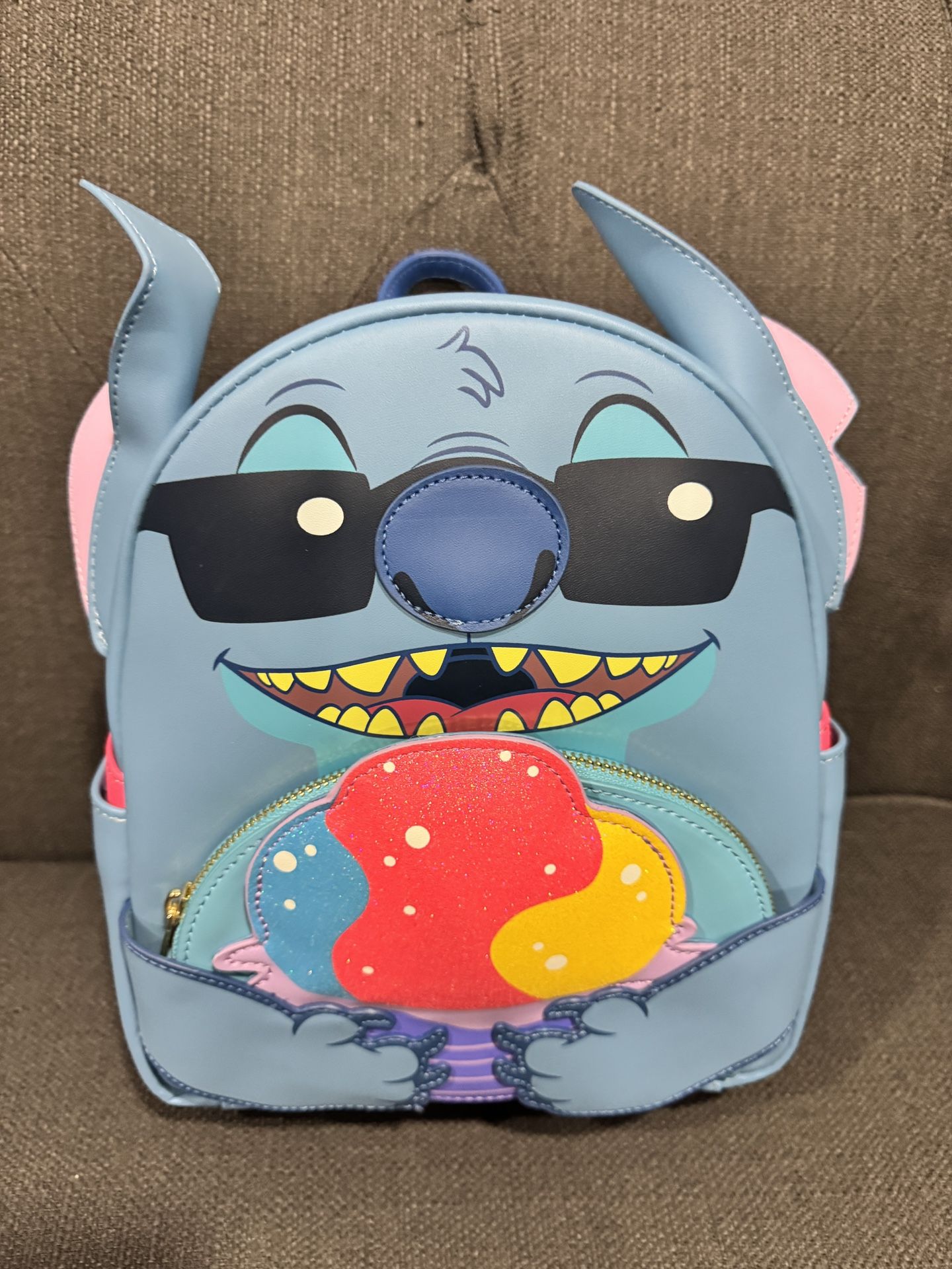 *New* Disney Aulani Exclusive Stitch Loungefly Shave Ice Scented Backpack