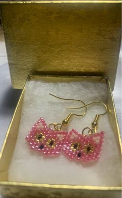 Cats Earrings $8