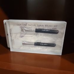Celavi Silicone Facial Mask Brush Set