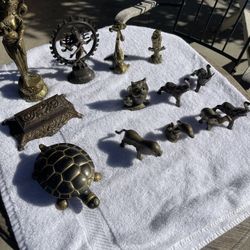 Vintage Small Brass Collection $300 for all.