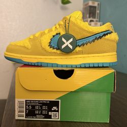 Nike SB Dunk Low Grateful Dead Bears Opti Yellow 