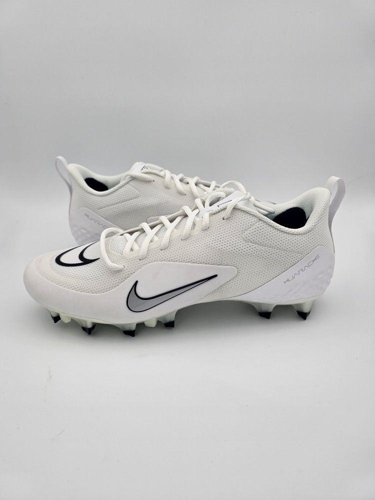 Nike Alpha Huarache Pro LAX 'White Metallic Silver' LaCrosse