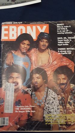 Old ebony magazine Jackson 5 on cover