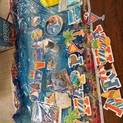 Beach Theme Birthday Supplies 