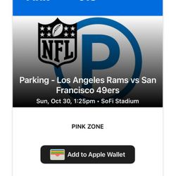 pink tailgate ticket 