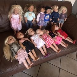 Lot Of Our Generation Dolls