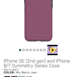 Otterbox Symmetry Case For iPhone 7/8
