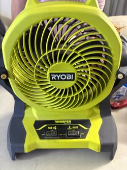Ryobi 18V Misting Fan