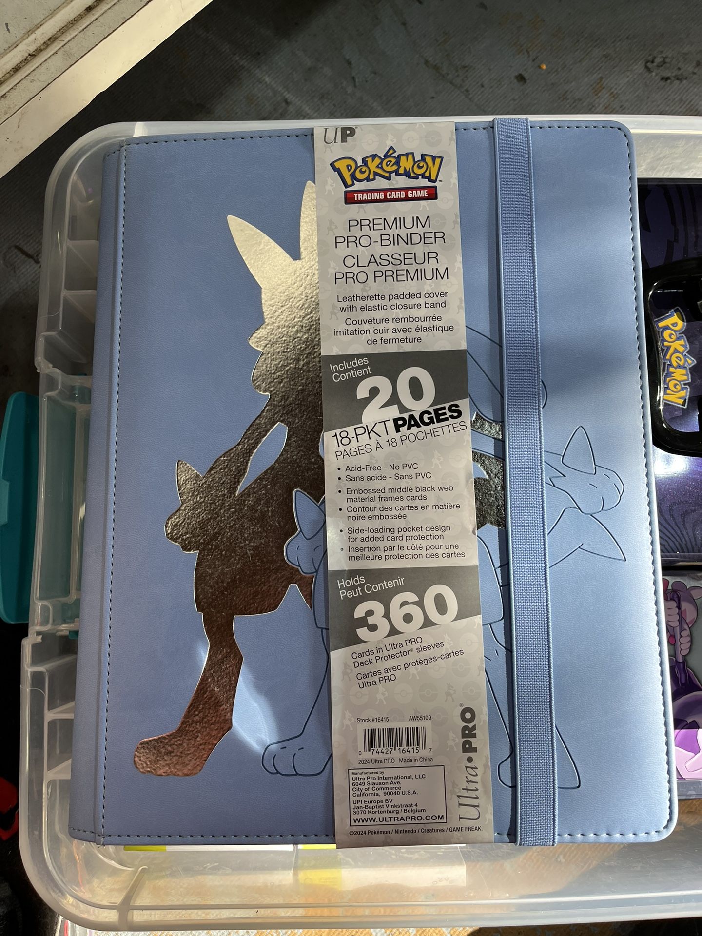 Elite Series Lucario 9-Pocket Zippered PRO-Binder