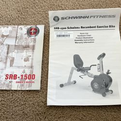 Schwinn Recumbent Exercise Bike 