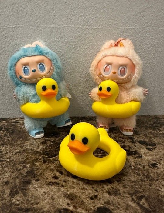 Duck Float For Labubu Plush - Summer Accessories