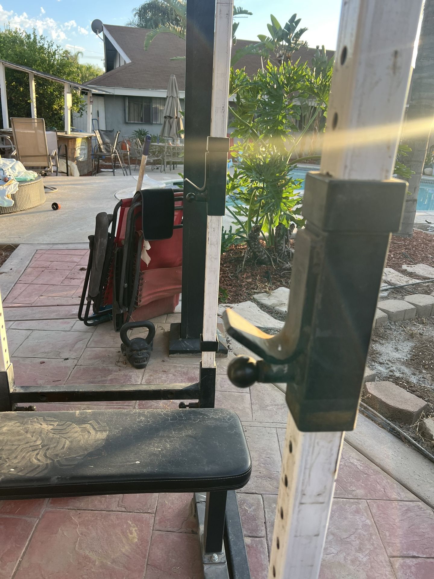 Squat Rack Power Cage Exercise Equipment 