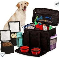 DOG FOOD AND WATER CARRY BAG 