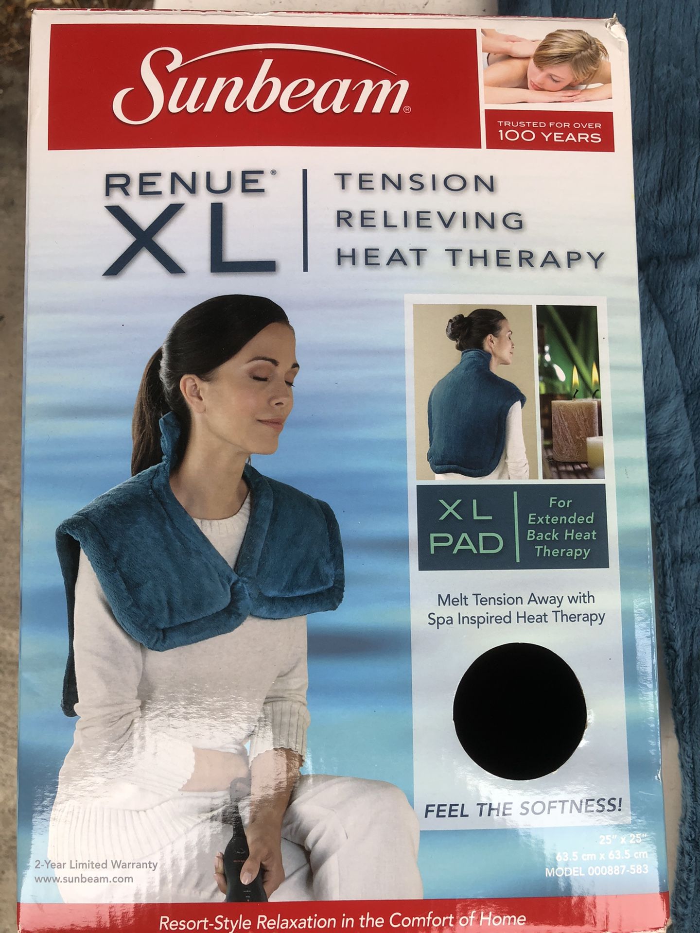 Sunbeam Heating Pad For Neck And Shoulder Pain Relief