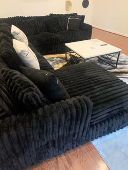 Black couch