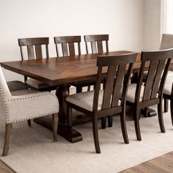 8 Chair Dining Table Set 