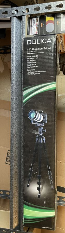 Dolica GX600B200 Proline GX Series 60-Inch Aluminum Tripod and Ball Head Combo for DSLR