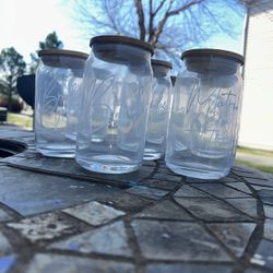 Bridal Party Drinking Glasses