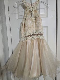 Formal dress, homecoming or prom.