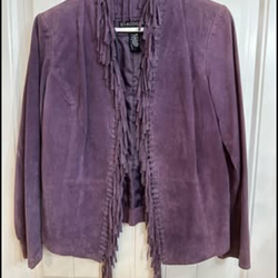 Suede Fringe Jacket. Xs. Yorktown And Staples Area