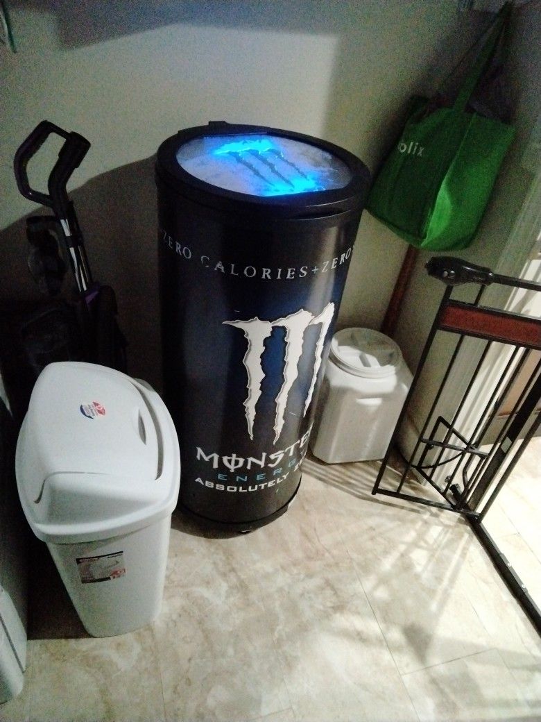 Blue Monster Energy Electric Cooler