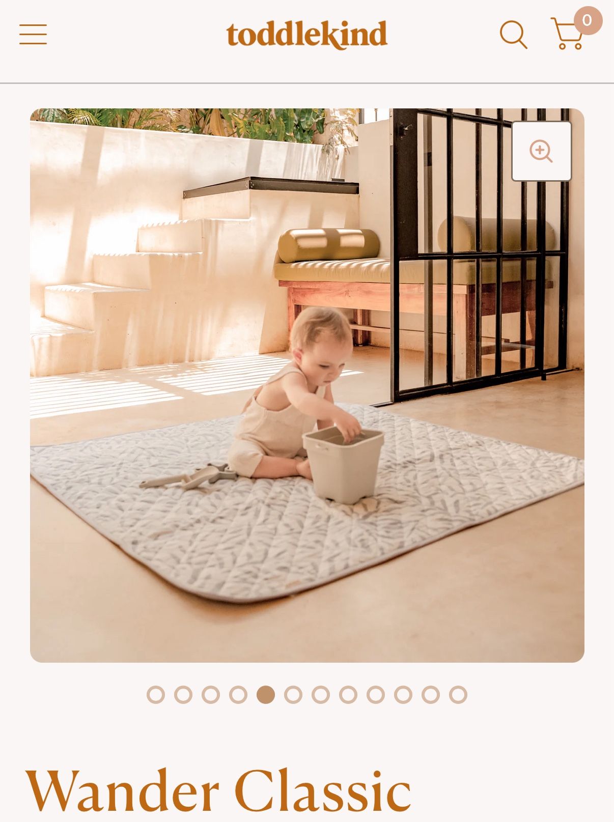 Toddlekind portable Playmat 47x47 BRAND NEW