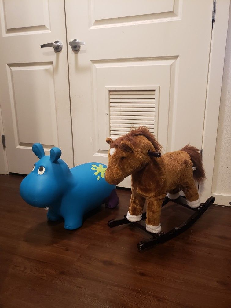 Kid Toys Hippo and Riding Horse