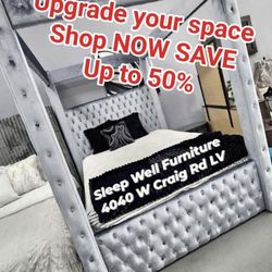 ✨️ King, Cal King, Queen Bed Frame ✨️ Furniture Sectionals, Bedrooms, Dining Avail