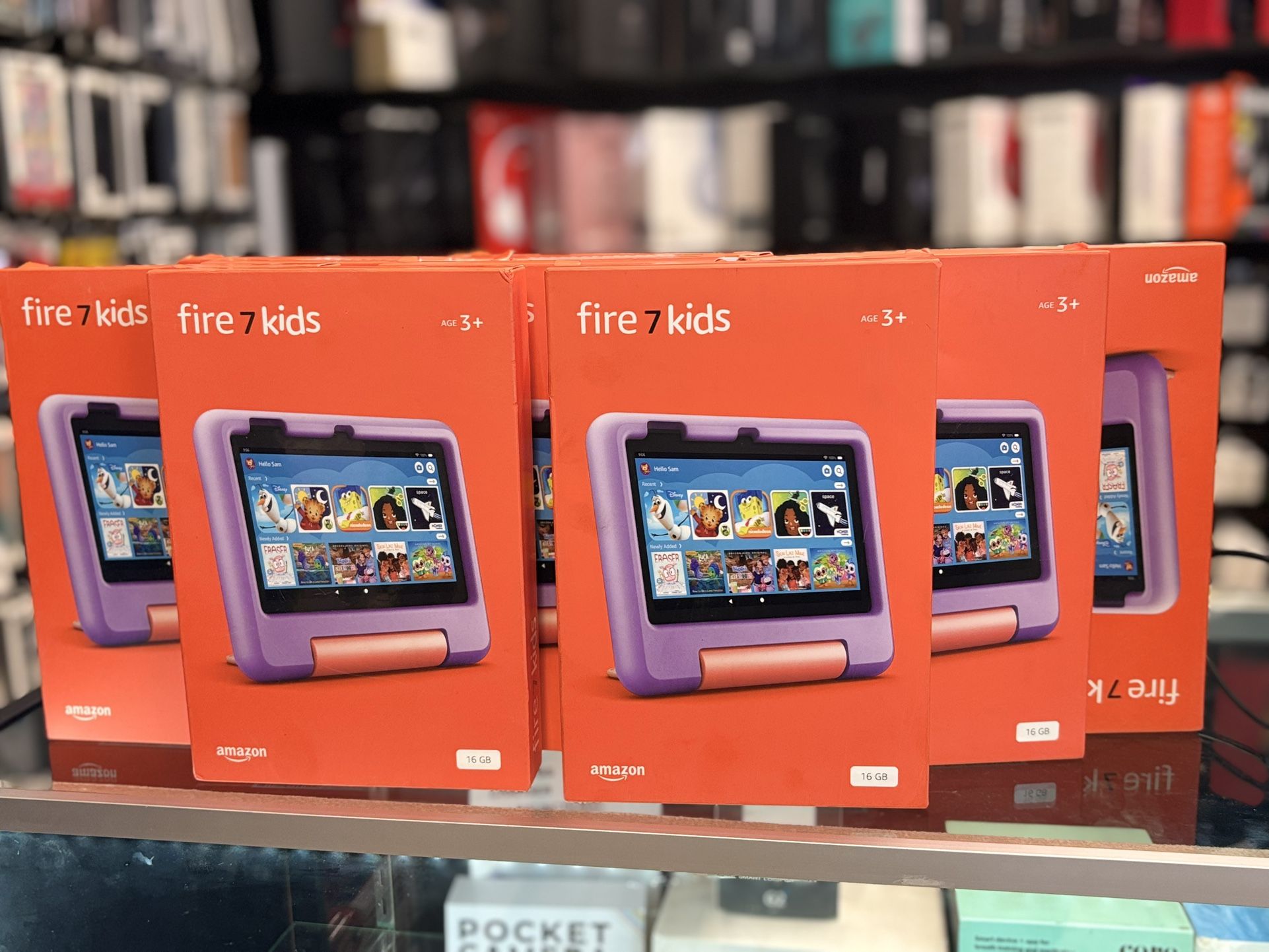 Amazon Fire 7 Kids tablet 12 generation 2022 model 7" ad free with stand newest