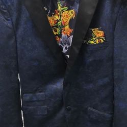 Paisley & Gray Men’s Slim Fit Geometric Lined Jacket Blazer Sport Coat 