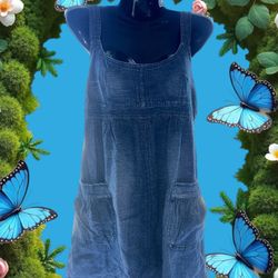 Forever 21 Denim Overall Dress