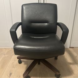 Black Leather Chair  